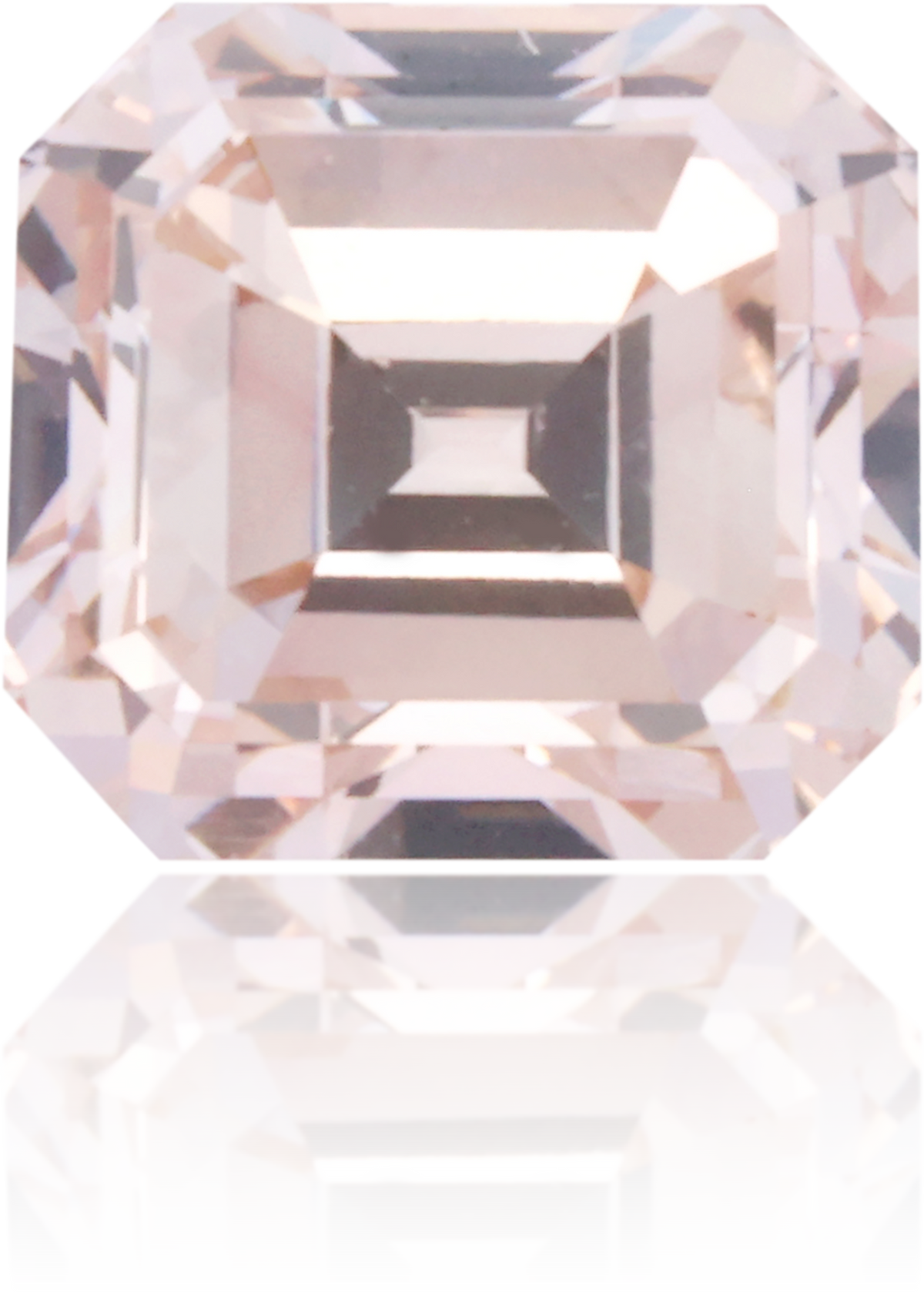 Natural Pink Diamond Rectangle 0.72 ct Polished