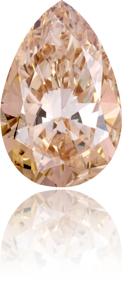 Natural Brown Diamond Pear Shape 3.05 ct Polished