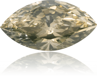 Natural Green Diamond Marquise 0.42 ct Polished