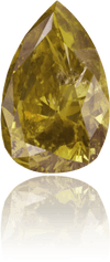 Natural Green Diamond Pear Shape 1.03 ct Polished