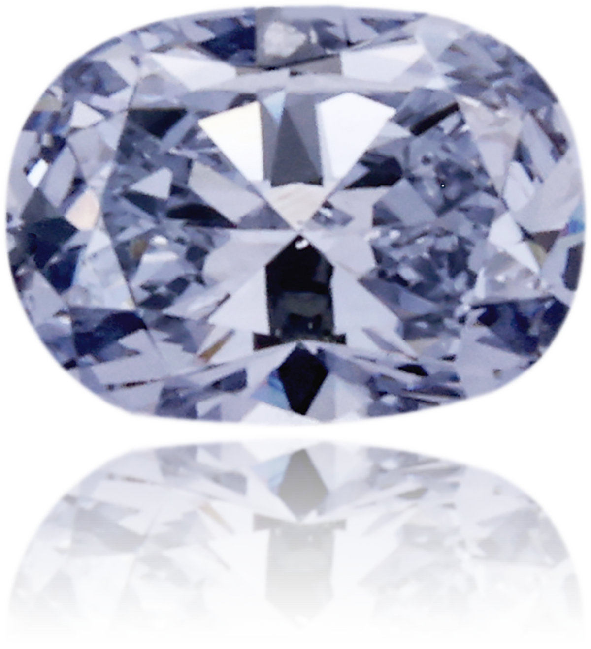 Natural Blue Diamond Cushion 0.12 ct Polished