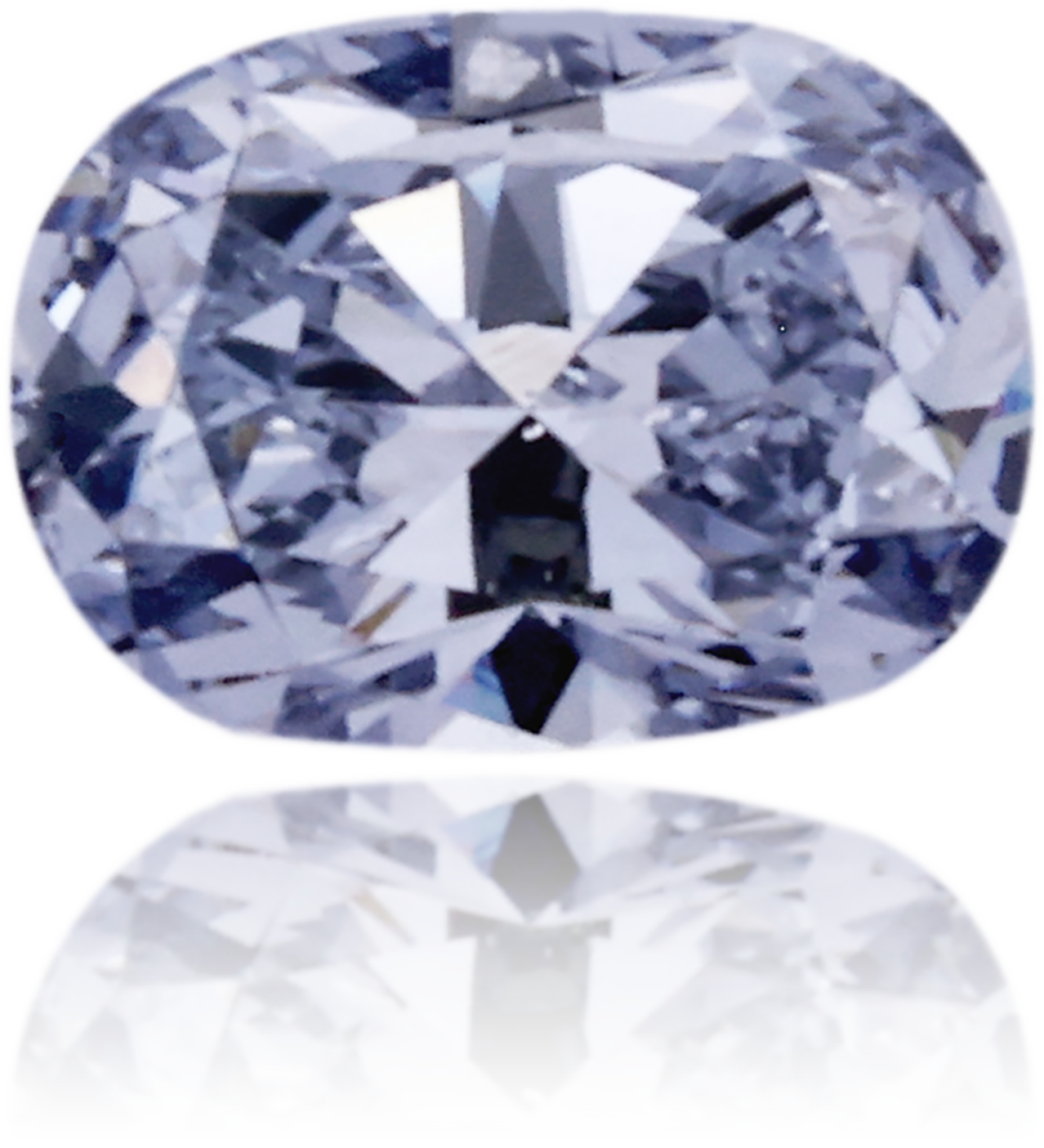 Natural Blue Diamond Cushion 0.12 ct Polished