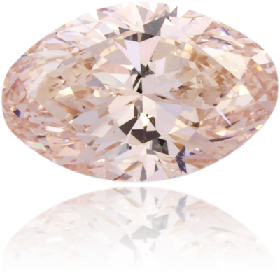 Natural Pink Diamond Oval 0.81 ct Polished