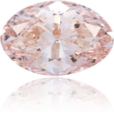 Natural Pink Diamond Oval 0.74 ct Polished