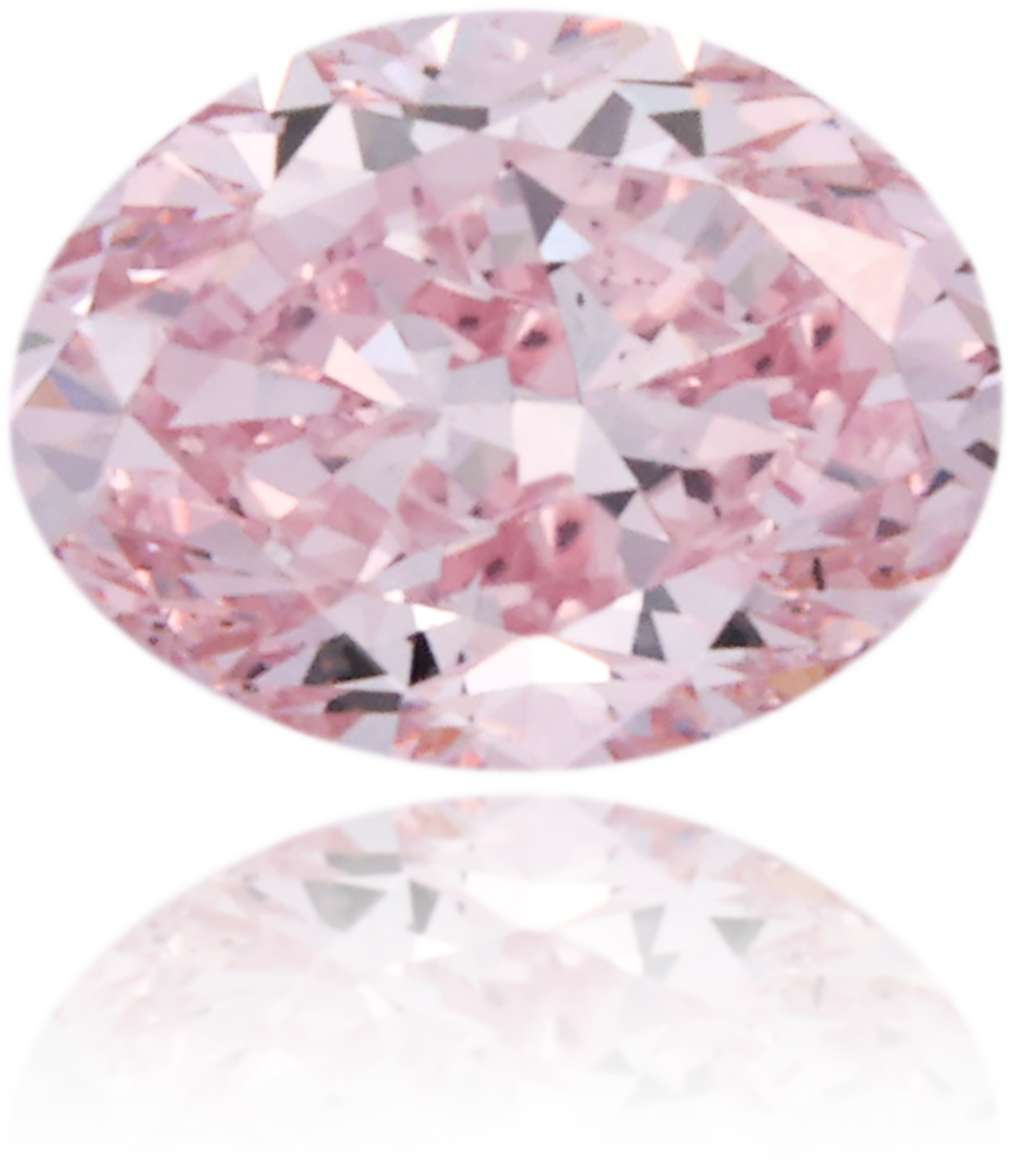 Natural Purple Diamond Oval 0.38 ct Polished