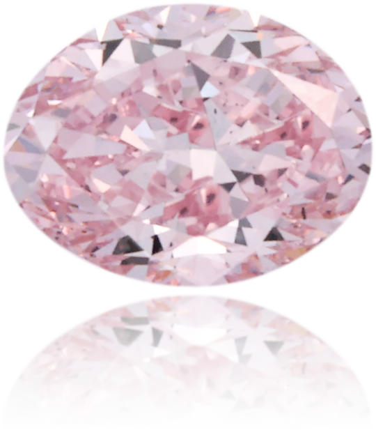 Natural Purple Diamond Oval 0.38 ct Polished