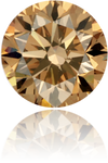 Natural Brown Diamond Round 0.85 ct Polished