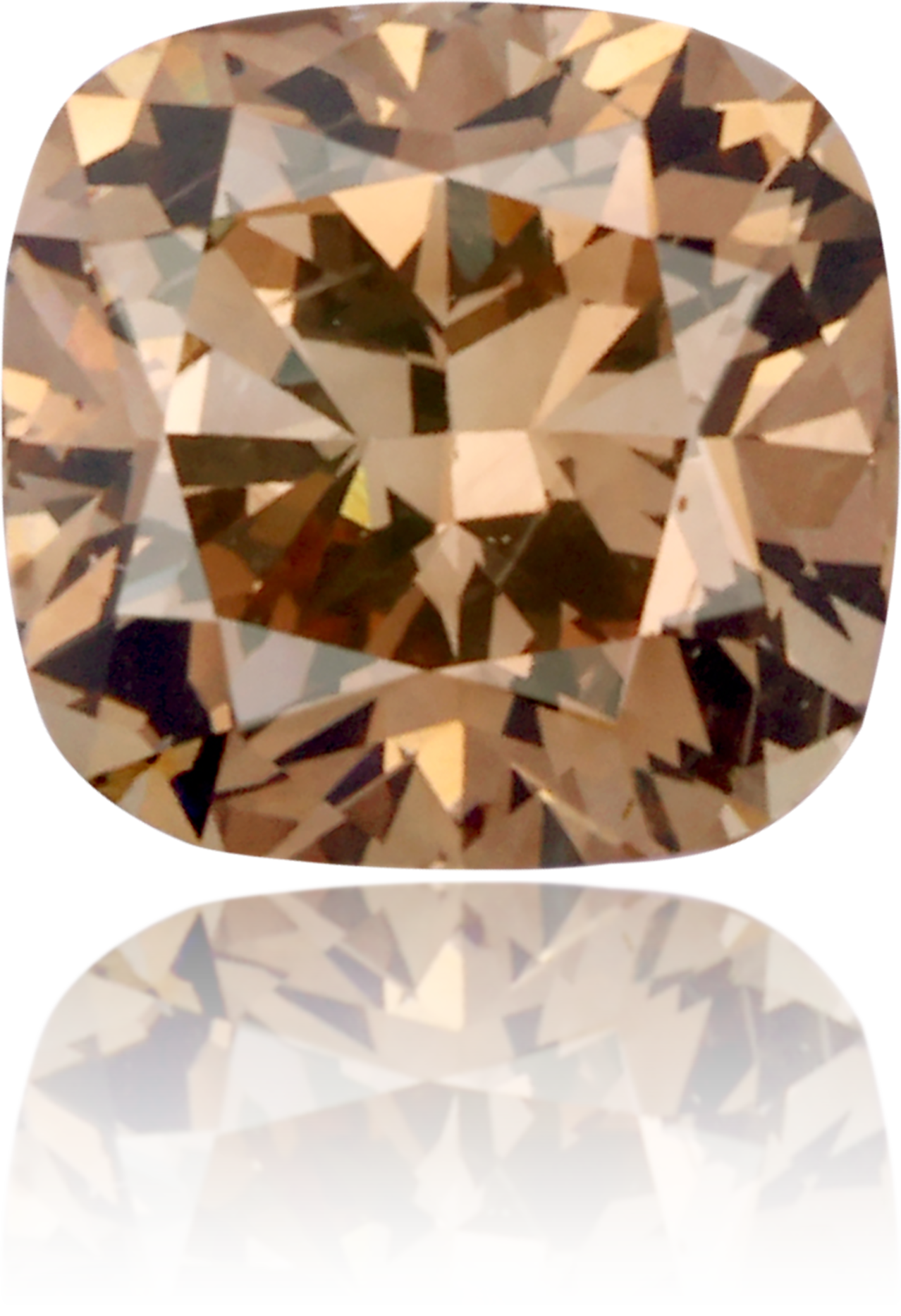 Natural Brown Diamond Cushion 0.47 ct Polished