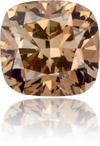 Natural Brown Diamond Cushion 0.47 ct Polished