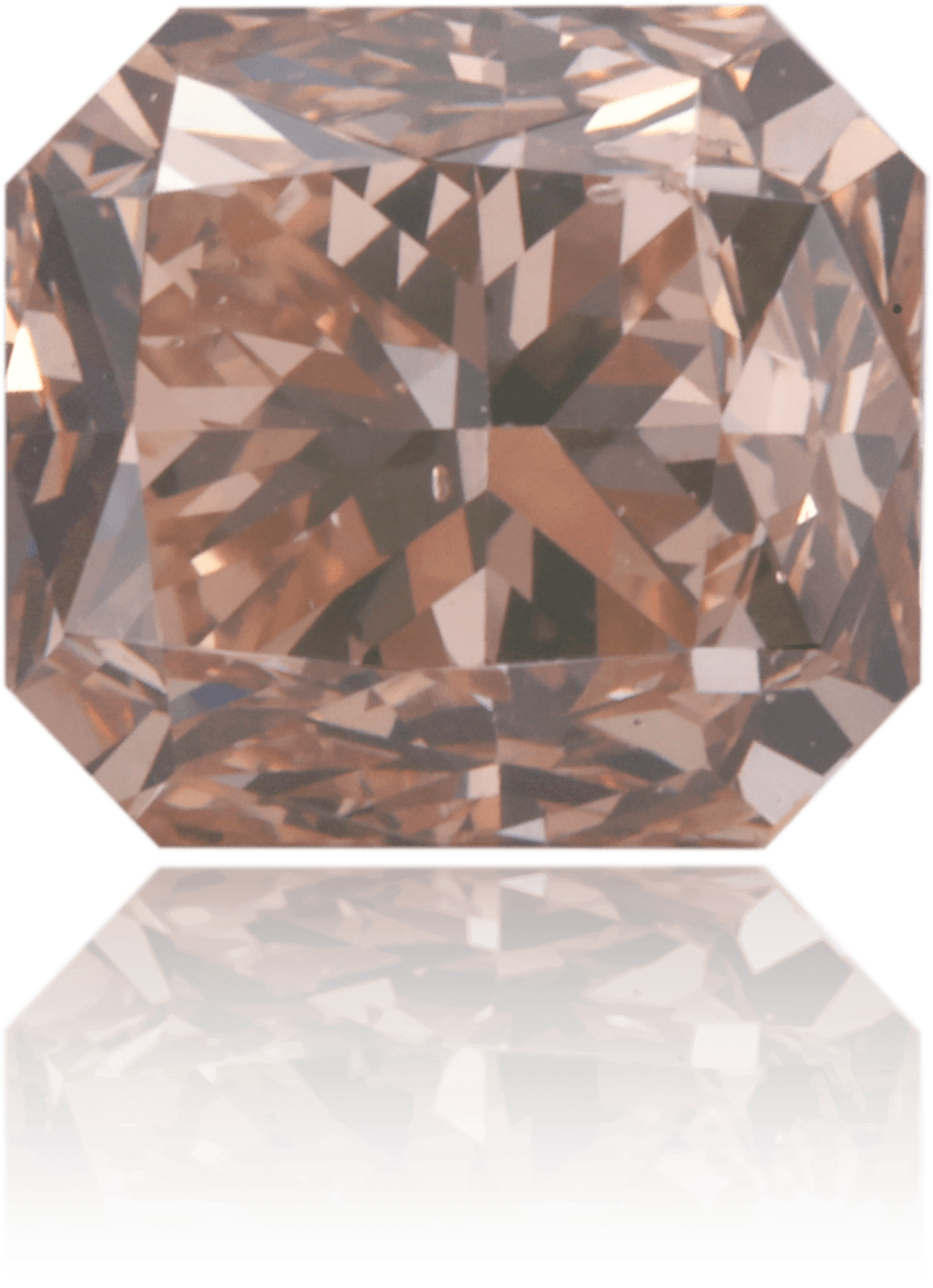 Natural Pink Diamond Rectangle 1.59 ct Polished