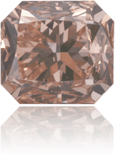 Natural Pink Diamond Rectangle 1.59 ct Polished