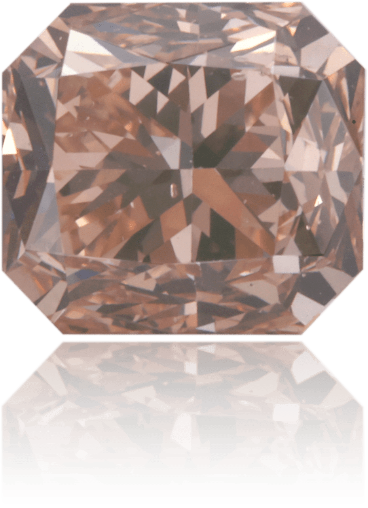 Natural Brown Diamond Rectangle 1.59 ct Polished