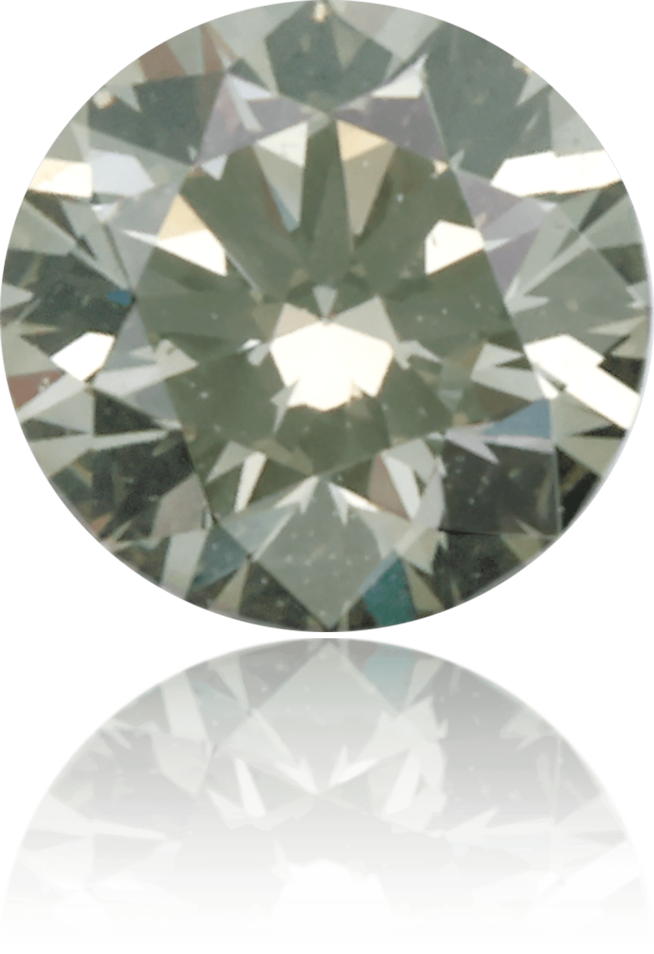 Natural Chameleon Diamond Round 0.15 ct Polished