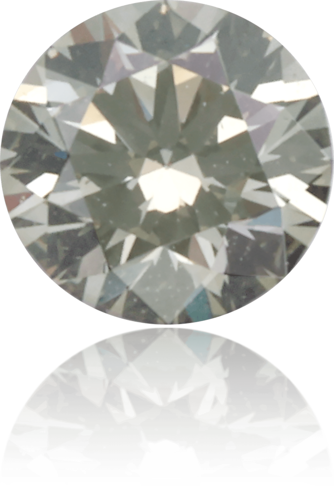 Natural Chameleon Diamond Round 0.15 ct Polished