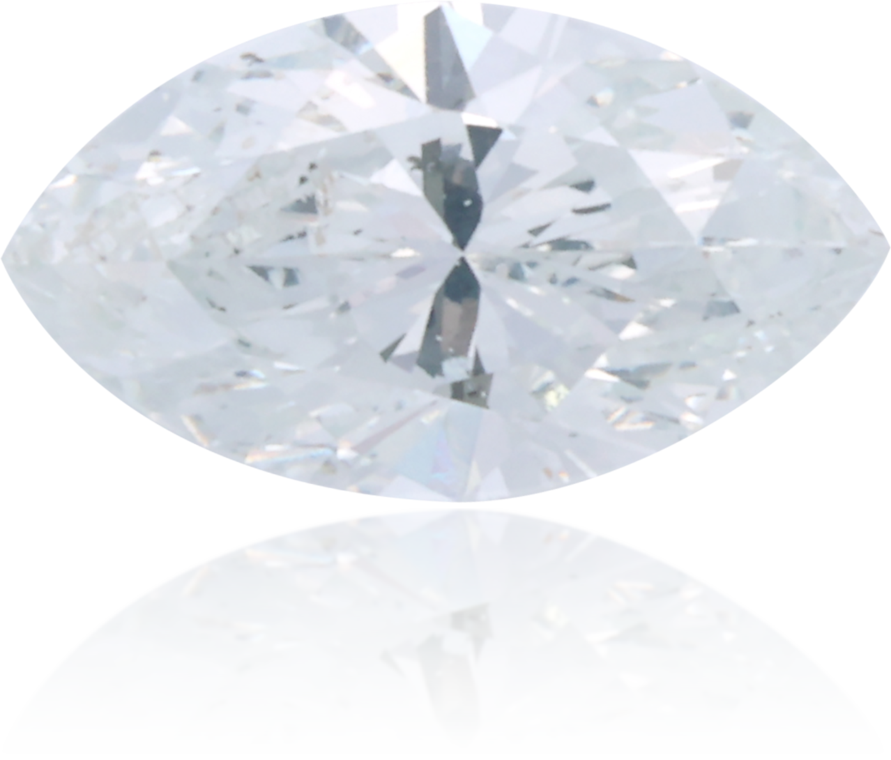 Natural Blue Diamond Marquise 0.21 ct Polished