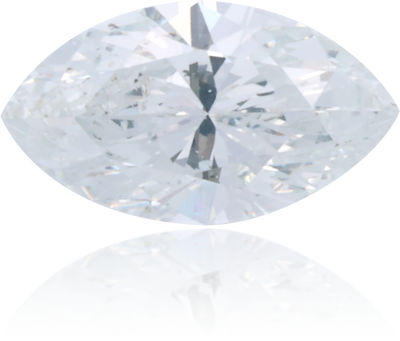 Natural Blue Diamond Marquise 0.21 ct Polished