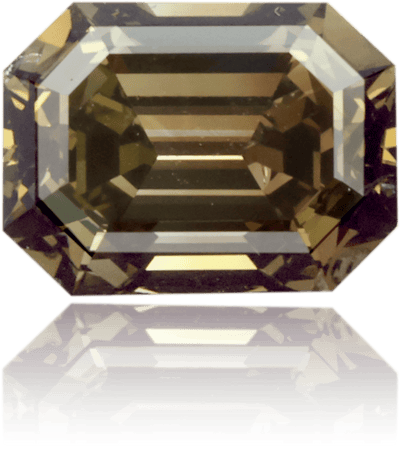 Natural Green Diamond Rectangle 0.77 ct Polished