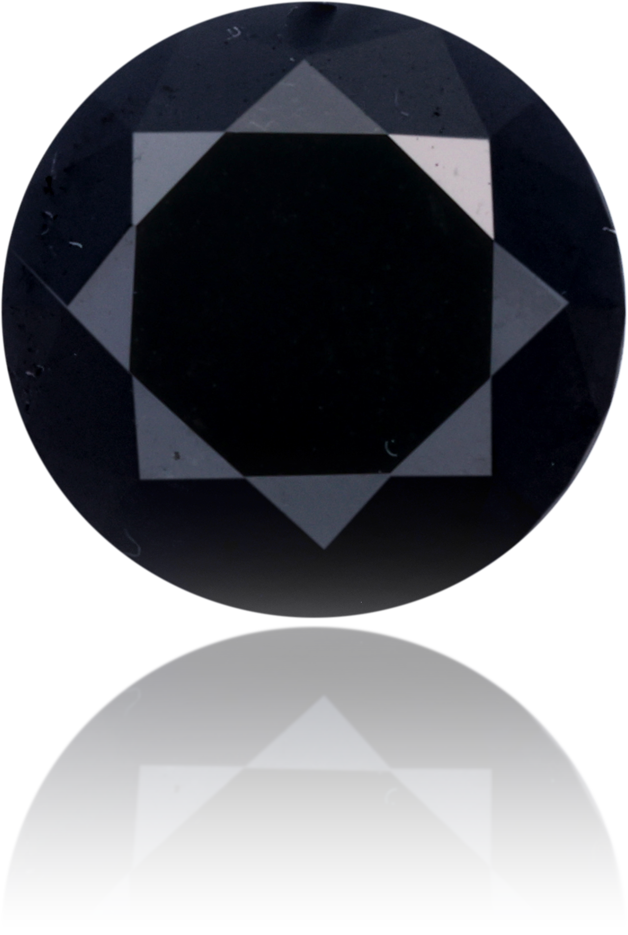 Natural Black Diamond Round 2.24 ct Polished