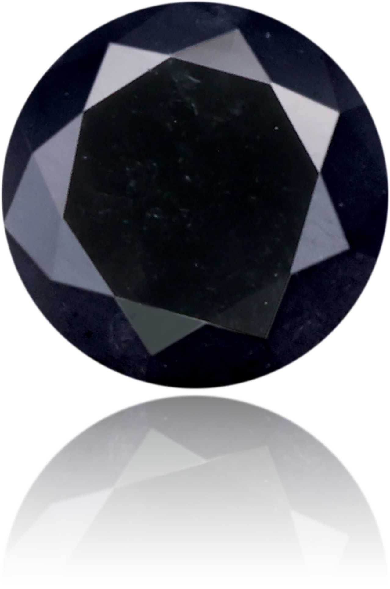 Natural Black Diamond Round 1.10 ct Polished
