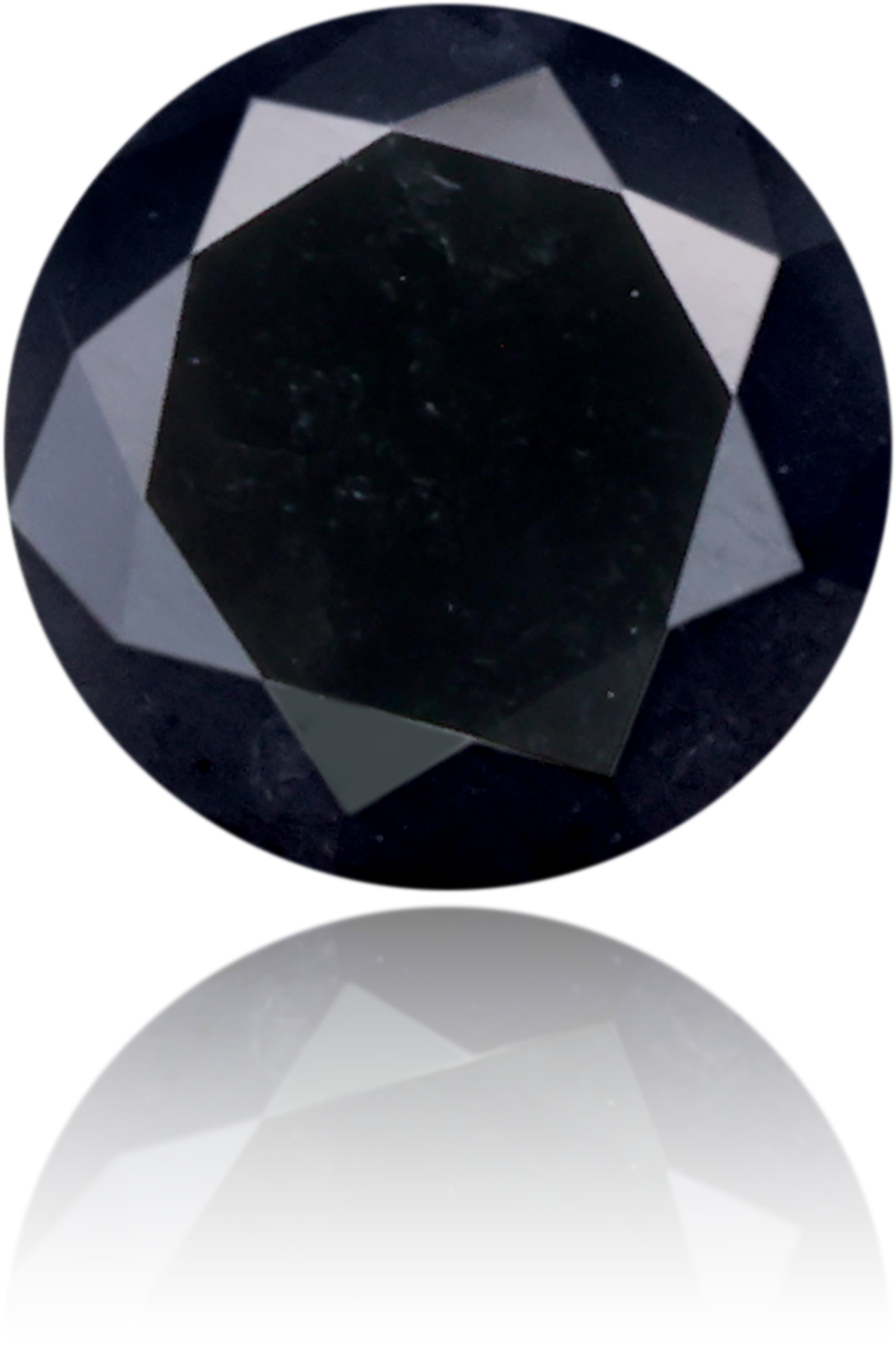 Natural Black Diamond Round 1.10 ct Polished