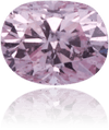 Natural Purple Diamond Oval 0.16 ct Polished