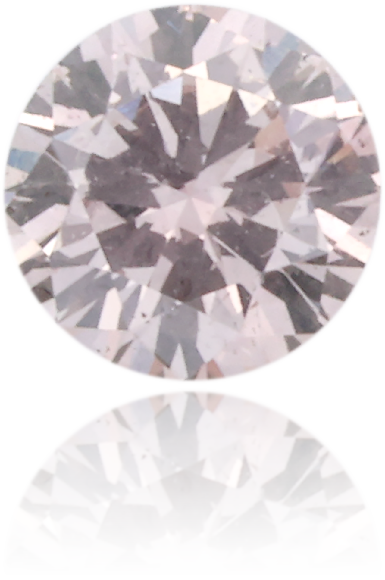 Natural Pink Diamond Round 0.22 ct Polished