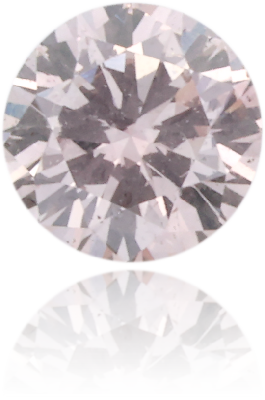 Natural Pink Diamond Round 0.22 ct Polished
