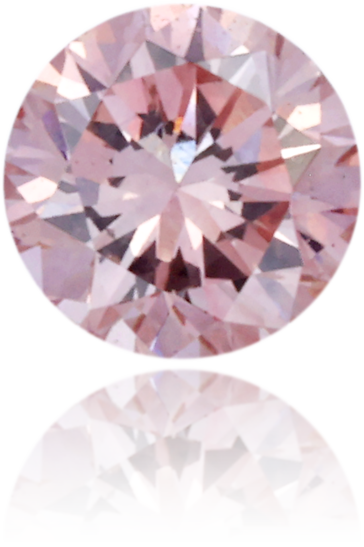 Natural Pink Diamond Round 0.15 ct Polished