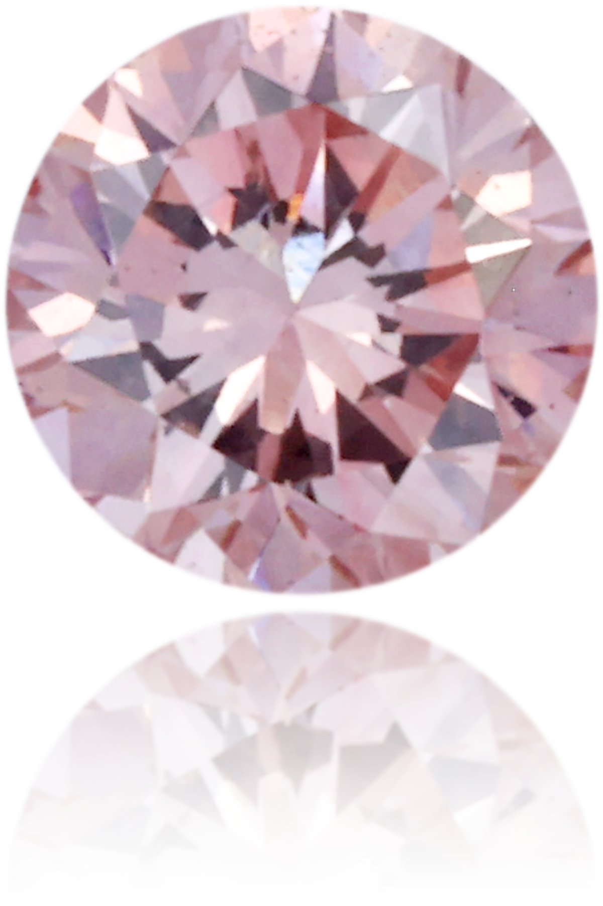 Natural Pink Diamond Round 0.15 ct Polished
