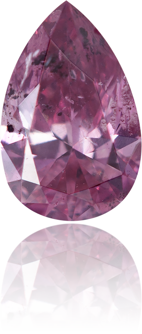 Natural Pink Diamond Pear Shape 0.20 ct Polished