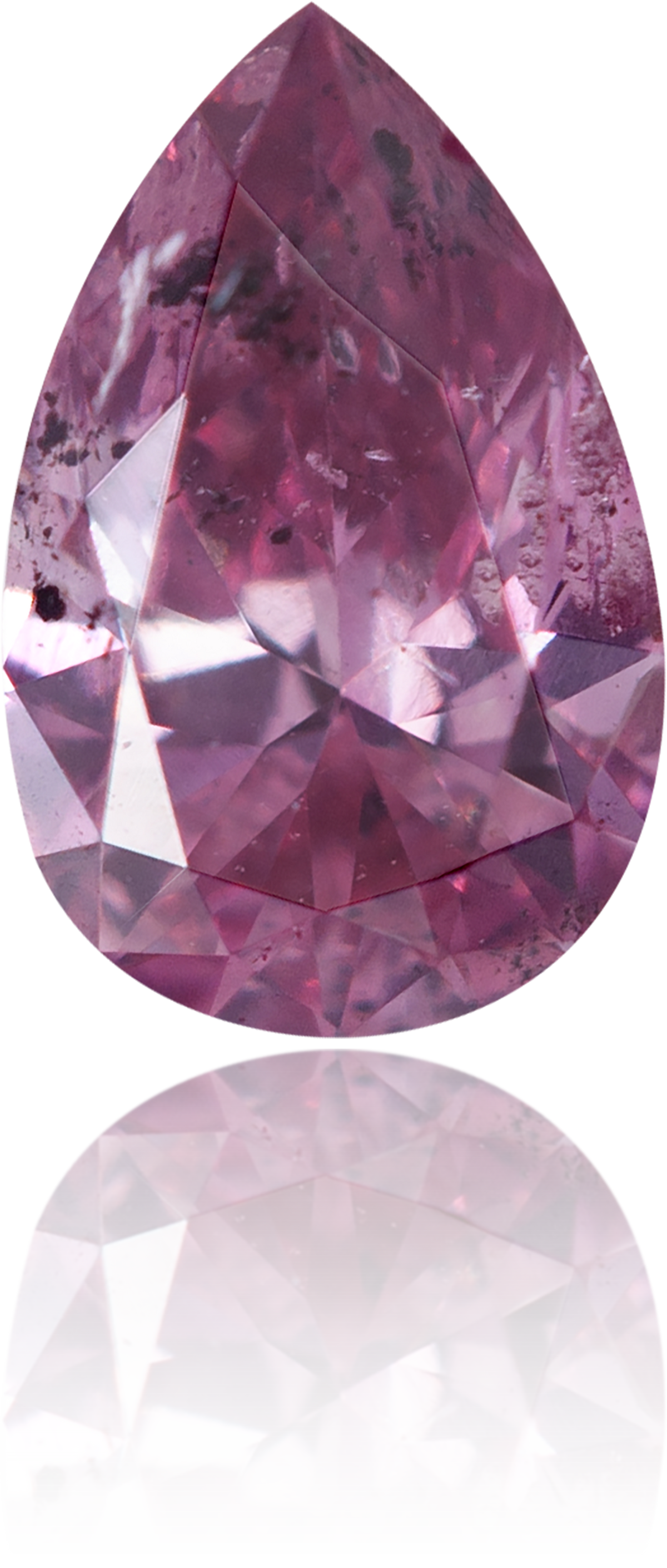 Natural Pink Diamond Pear Shape 0.20 ct Polished
