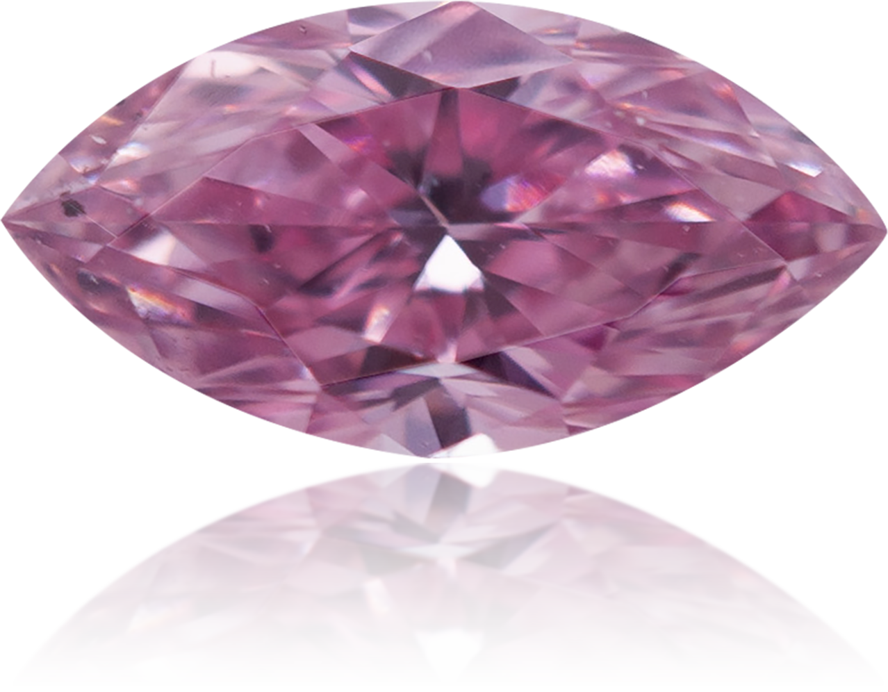 Natural Pink Diamond Marquise 0.12 ct Polished