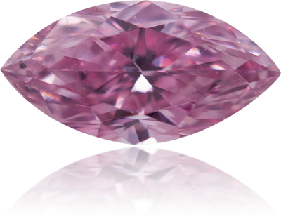 Natural Pink Diamond Marquise 0.12 ct Polished