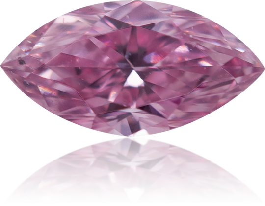 Natural Pink Diamond Marquise 0.12 ct Polished