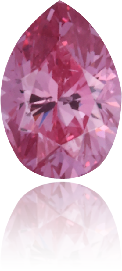 Natural Pink Diamond Pear Shape 0.14 ct Polished