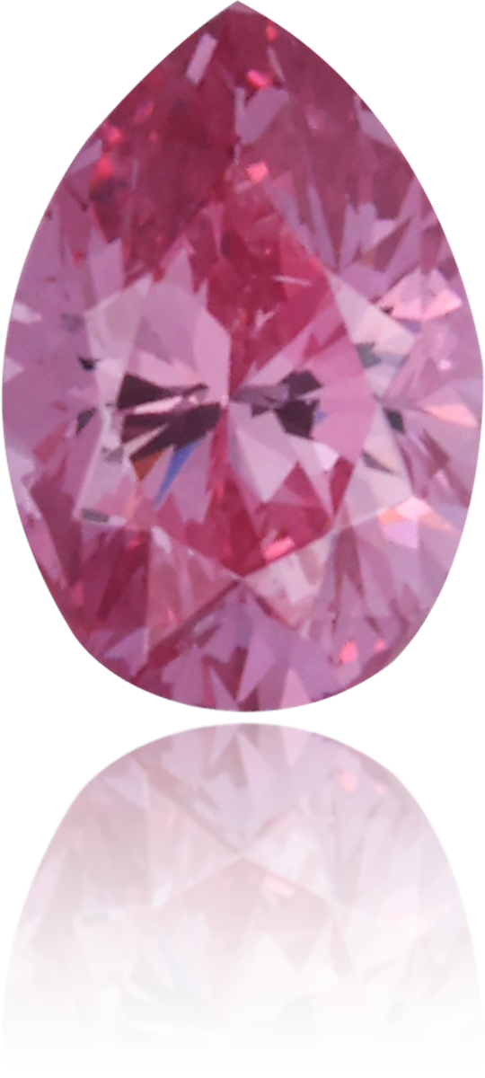 Natural Pink Diamond Pear Shape 0.14 ct Polished