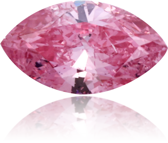Natural Pink Diamond Marquise 0.13 ct Polished