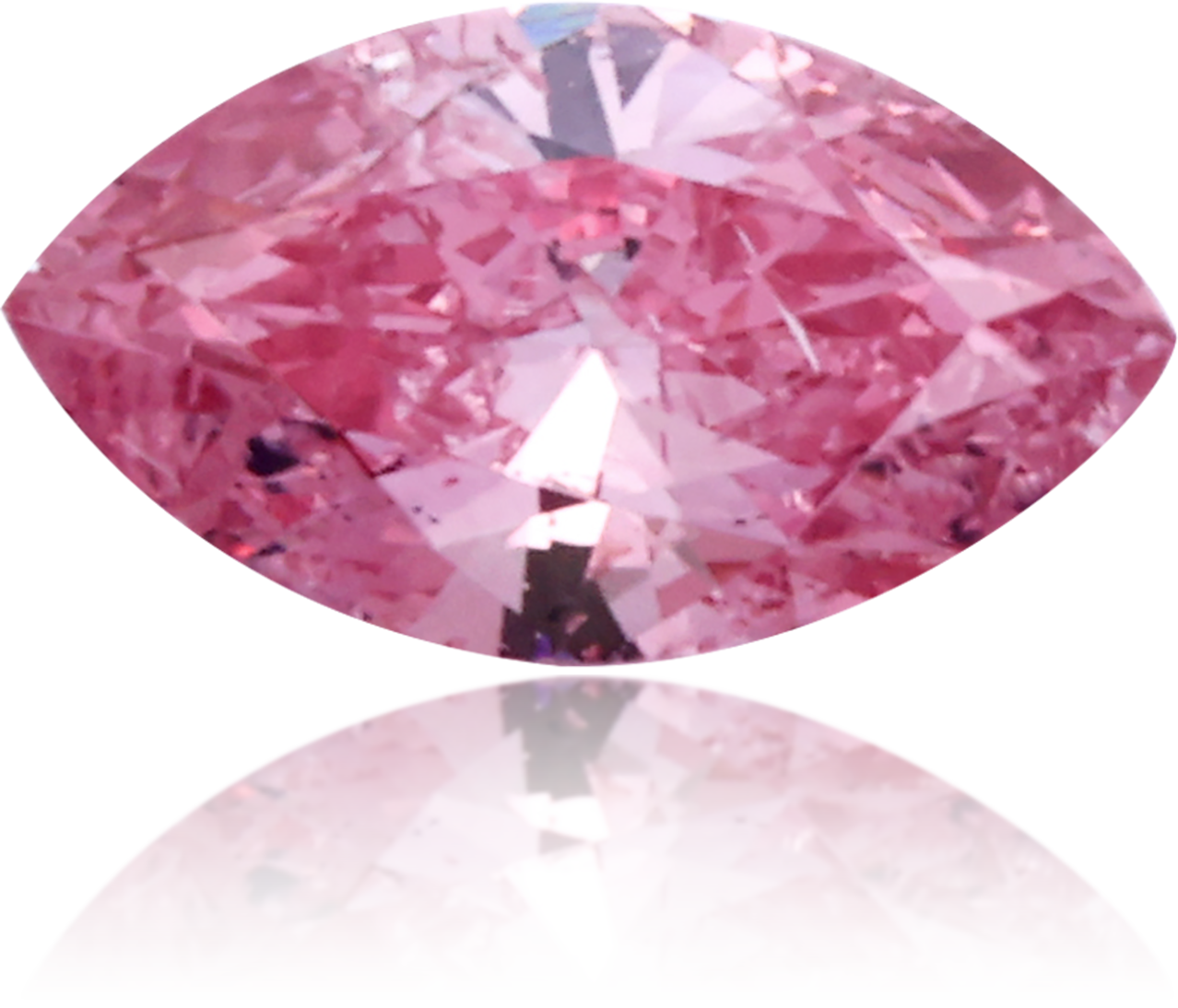 Natural Pink Diamond Marquise 0.13 ct Polished
