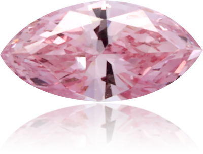 Natural Pink Diamond Marquise 0.13 ct Polished