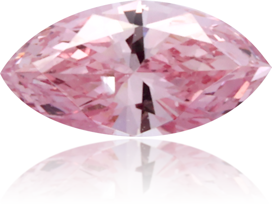 Natural Pink Diamond Marquise 0.13 ct Polished