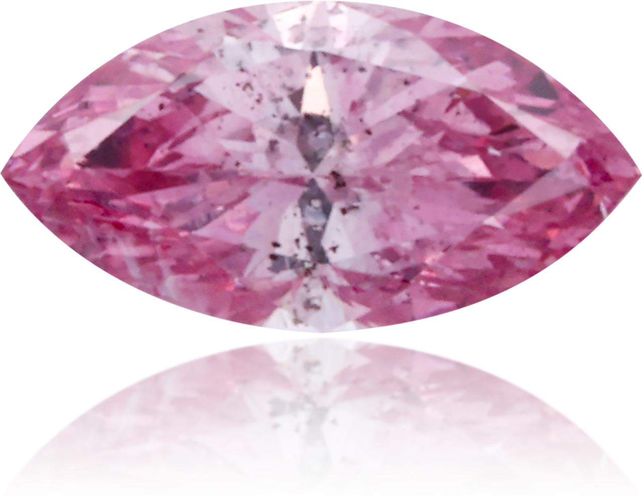 Natural Pink Diamond Marquise 0.19 ct Polished