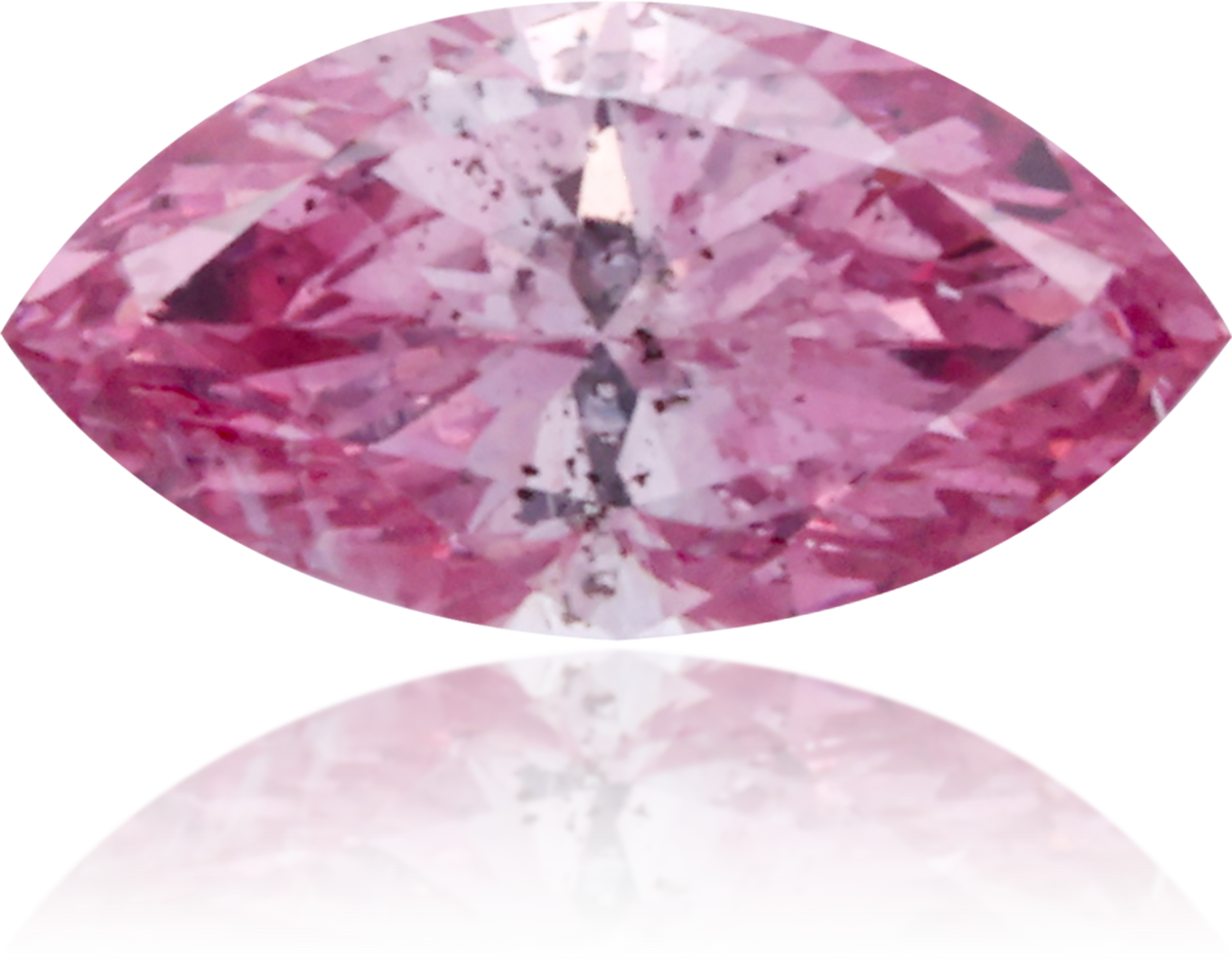 Natural Pink Diamond Marquise 0.19 ct Polished