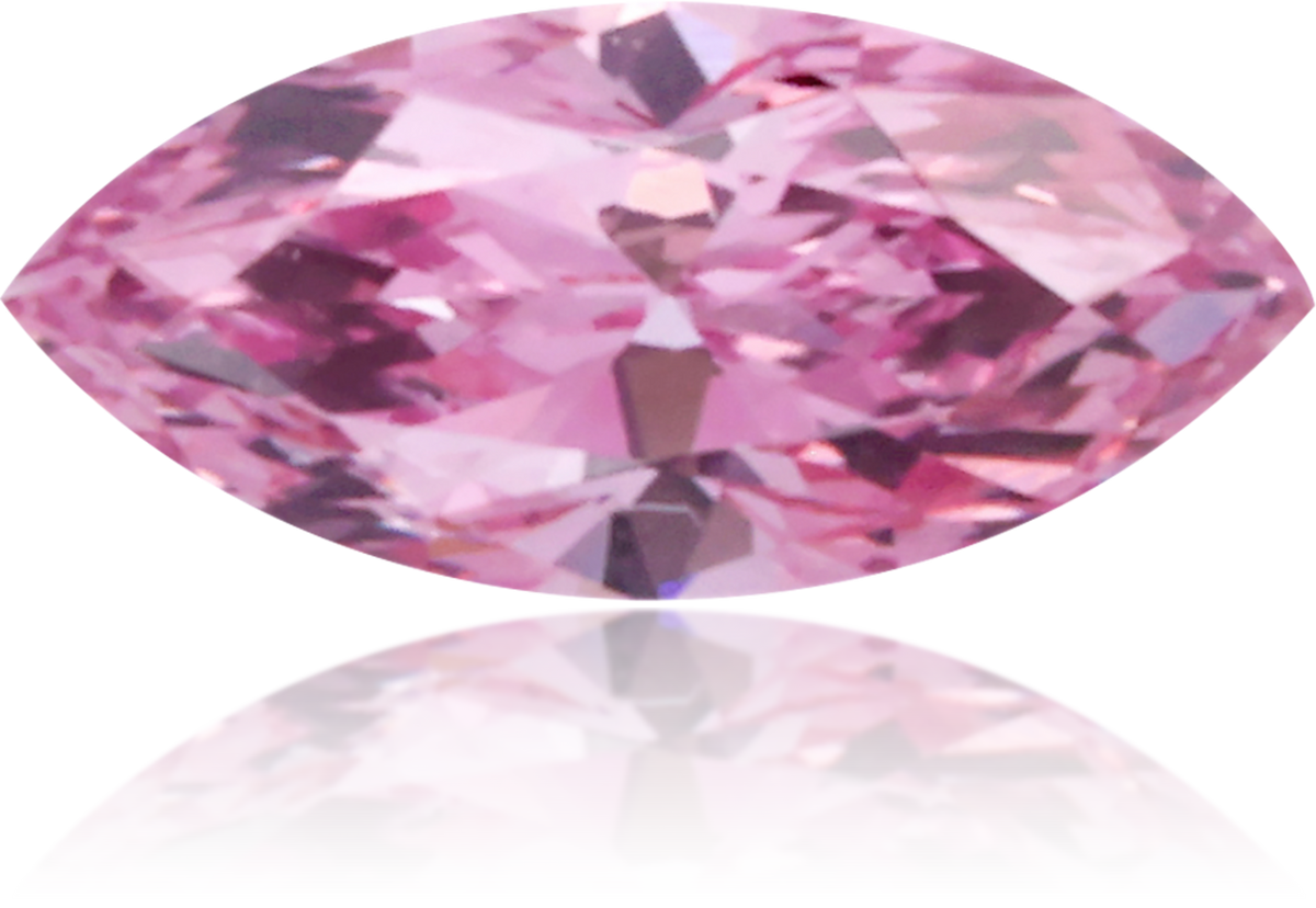 Natural Pink Diamond Marquise 0.13 ct Polished