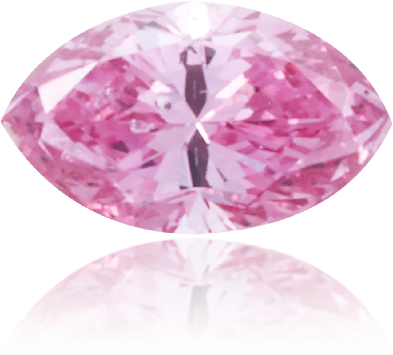 Natural Pink Diamond Marquise 0.11 ct Polished