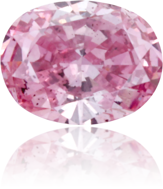 Natural Pink Diamond Oval 0.12 ct Polished
