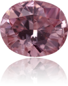 Natural Pink Diamond Oval 0.13 ct Polished
