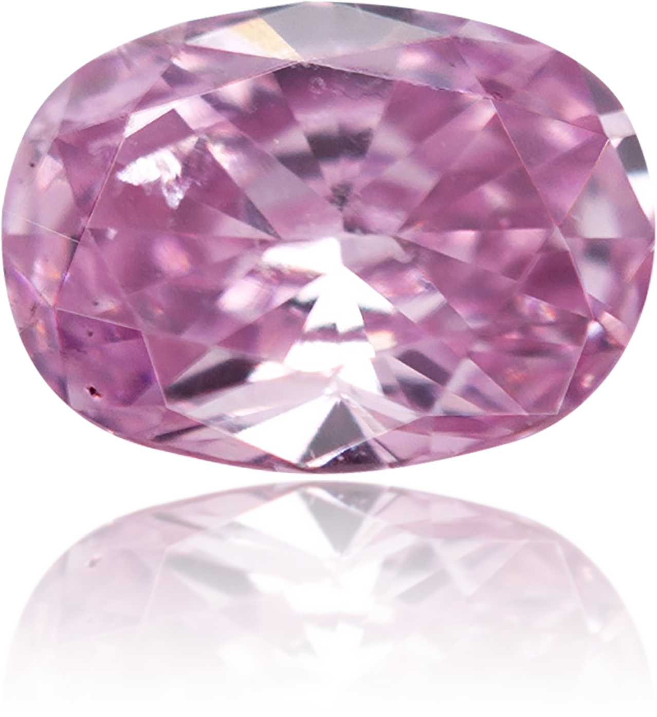 Natural Pink Diamond Oval 0.13 ct Polished