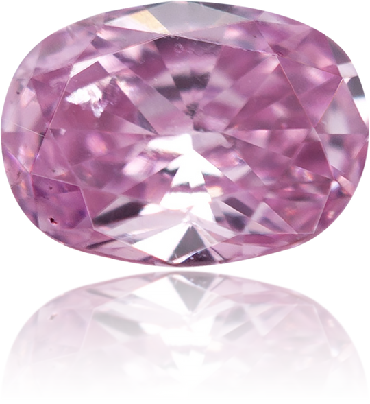 Natural Pink Diamond Oval 0.13 ct Polished