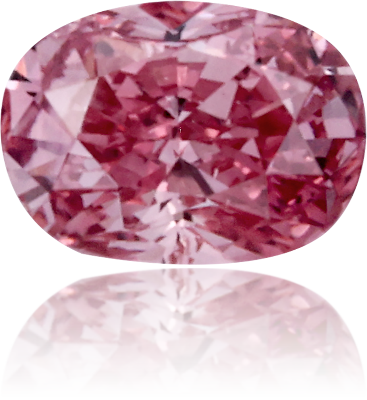 Natural Pink Diamond Cushion 0.16 ct Polished