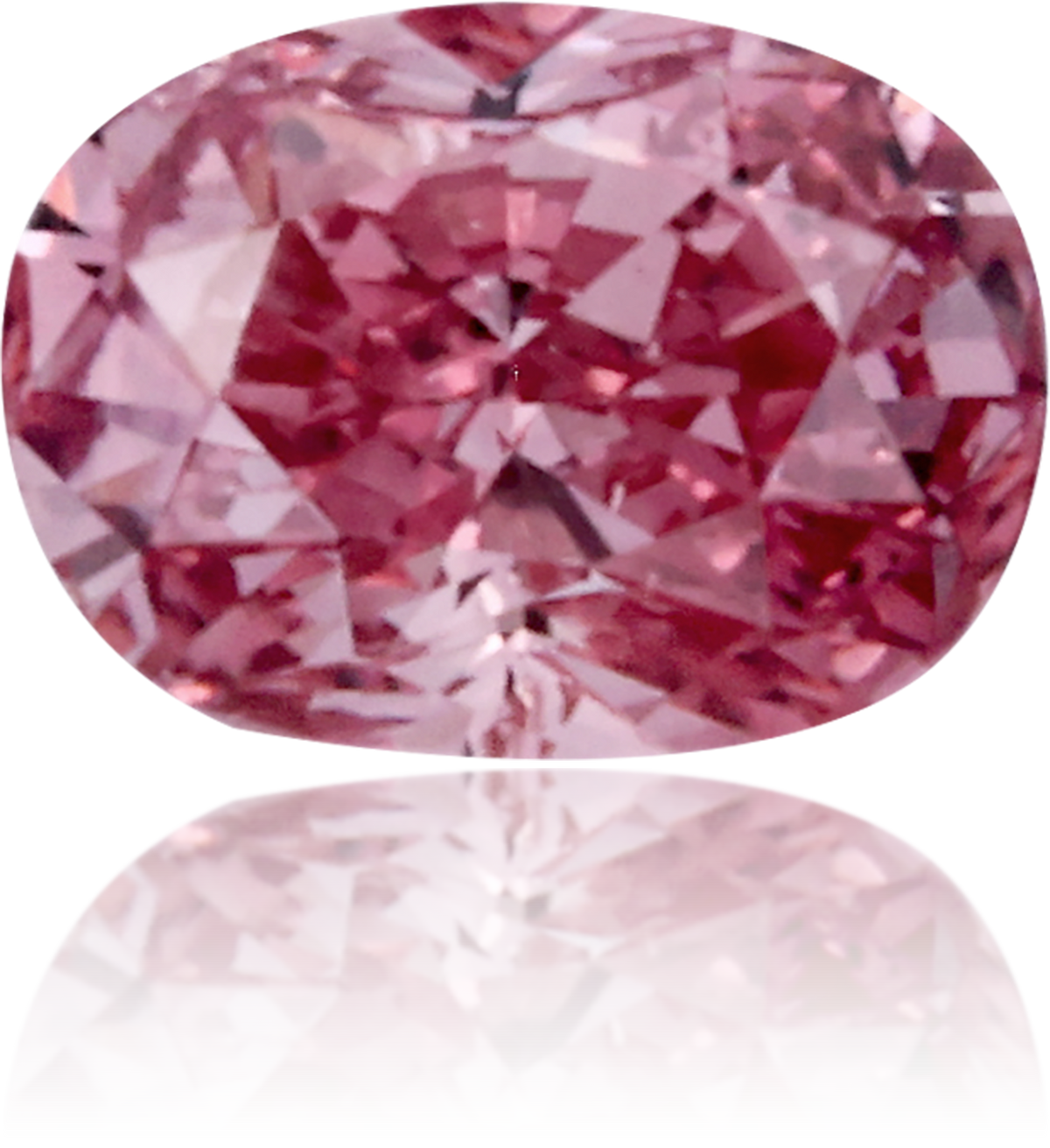 Natural Pink Diamond Cushion 0.16 ct Polished